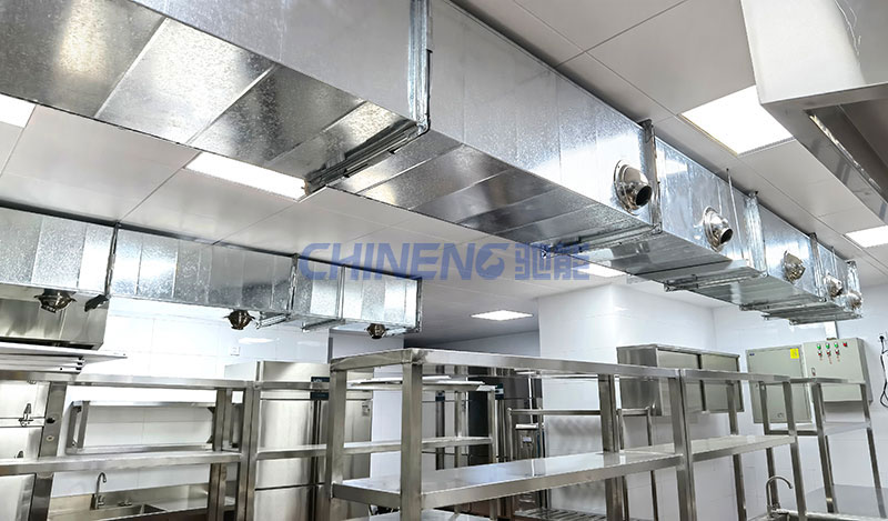 帝先生高級會所廚房新風系統(tǒng)